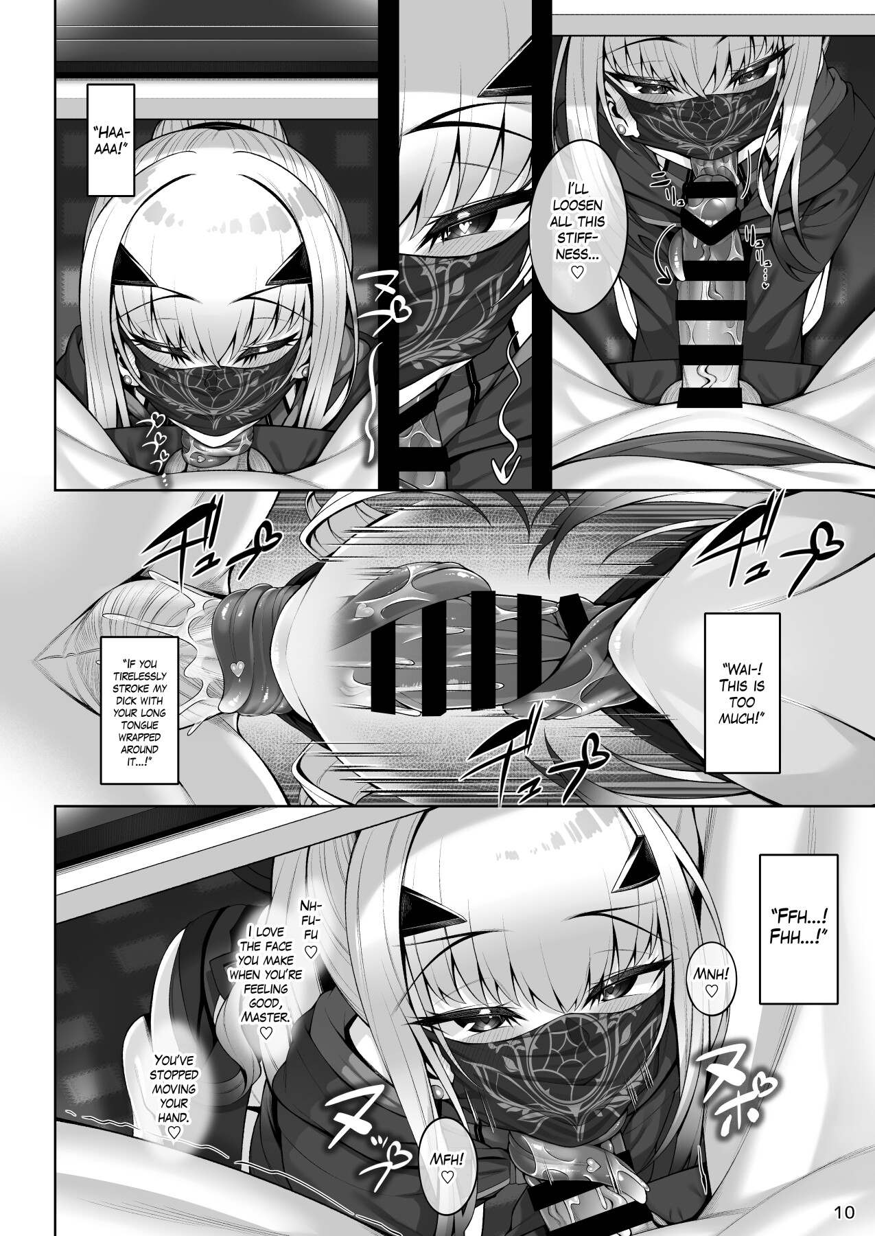 Hentai Manga Comic-Doing all kinds of lewd things with Melusine in her swimsuit-Read-10